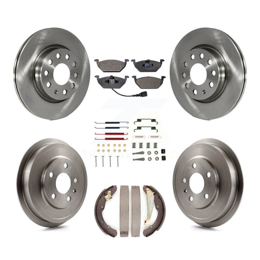[Avant et Arrière] Disque et plaquette de frein pour Volkswagen Jetta rear brakes K8T-102835