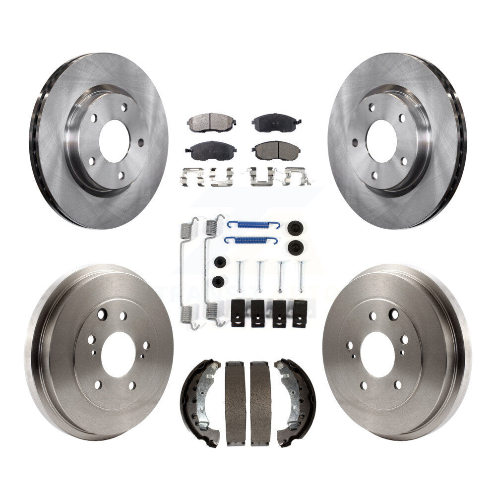 [Avant + Arrière] Kit de Disque et plaquette (céramique) de frein pour Nissan Sentra K8T-102837