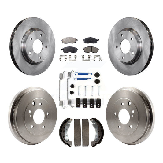 [Avant + Arrière] Kit de Disque et plaquette (céramique) de frein pour Nissan Sentra K8T-102837