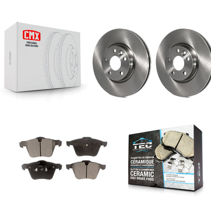 [Avant] Kit de Disque et plaquette (céramique) de frein pour 2008 Volvo V70 avec 300mm Diameter Rotor K8T-102842