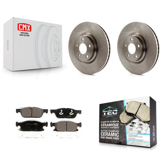[Avant] Kit de Disque et plaquette (céramique) de frein pour 2018 Lincoln Continental avec 316mm Diameter Rotor K8T-102845