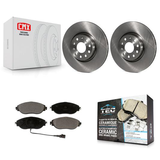 [Avant] Kit de Disque et plaquette (céramique) de frein pour Volkswagen GTI Jetta K8T-102850