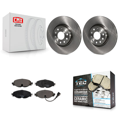 [Avant] Kit de Disque et plaquette (céramique) de frein pour Volkswagen Audi GTI A3 Quattro Golf Alltrack Sportback e-tron TT Taos Jetta Passat K8T-102851