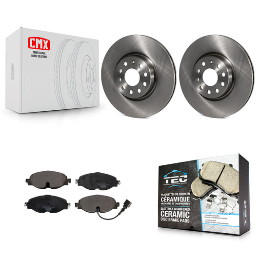 [Avant] Kit de Disque et plaquette (céramique) de frein pour Volkswagen Audi GTI A3 Quattro Golf Alltrack Sportback e-tron TT Taos Jetta Passat K8T-102851