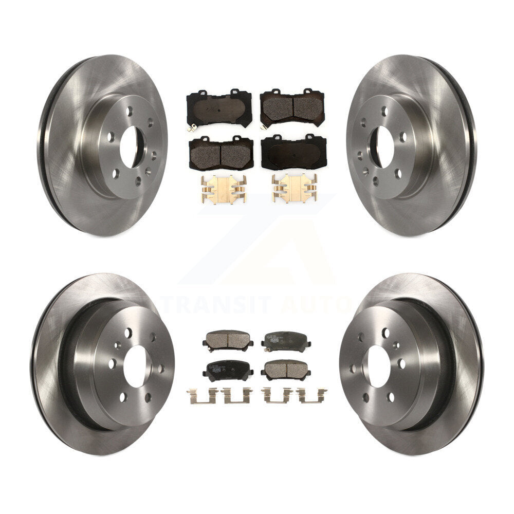 [Avant + Arrière] Kit de Disque et plaquette (céramique) de frein pour 2015-2020 Chevrolet Colorado GMC Canyon K8T-102855