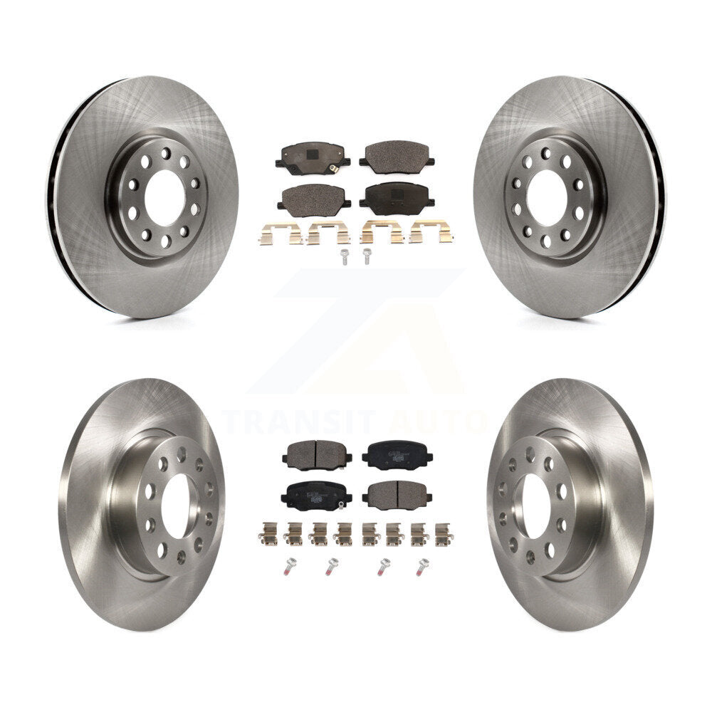[Avant + Arrière] Kit de Disque et plaquette (céramique) de frein pour Jeep Renegade Fiat 500X K8T-102859