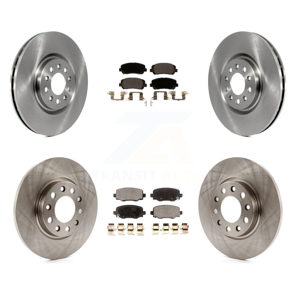 [Avant + Arrière] Kit de Disque et plaquette (céramique) de frein pour Jeep Cherokee Chrysler 200 K8T-102861