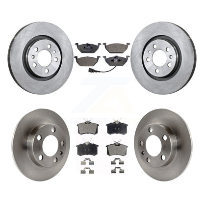 [Avant + Arrière] Kit de Disque et plaquette (céramique) de frein pour 2007-2010 Volkswagen Beetle avec 280mm Diameter Rotor K8T-102862