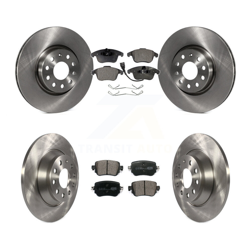 [Avant + Arrière] Kit de Disque et plaquette (céramique) de frein pour 2016-2018 Audi Q3 Quattro K8T-102867