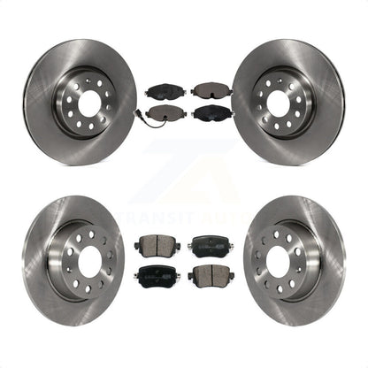 [Avant + Arrière] Kit de Disque et plaquette (céramique) de frein pour Volkswagen GTI Golf Alltrack Passat K8T-102871 par Transit Auto