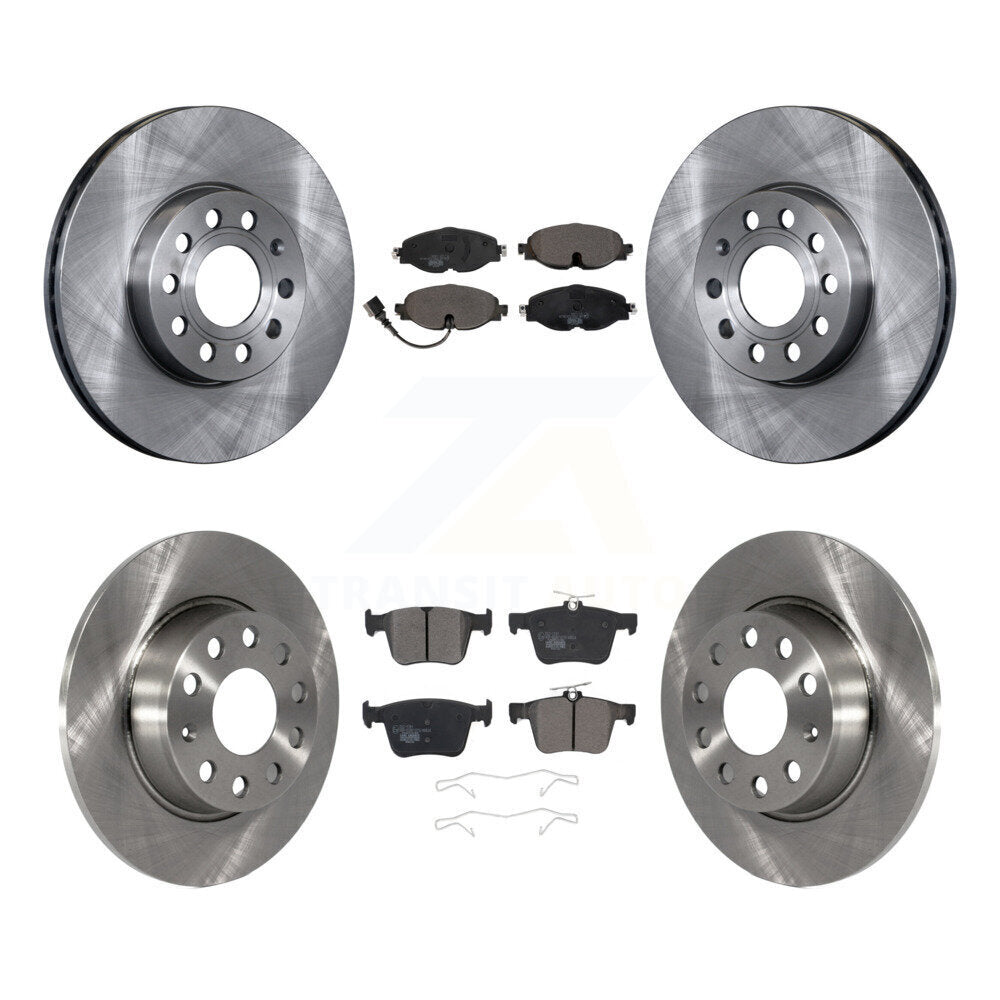 [Avant + Arrière] Kit de Disque et plaquette (céramique) de frein pour Audi A3 Quattro Volkswagen e-Golf Taos K8T-102873