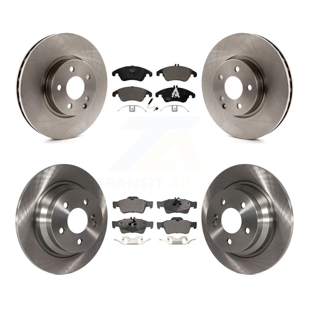 [Avant + Arrière] Kit de Disque et plaquette (céramique) de frein pour 2014-2016 Mercedes-Benz E250 avec 322mm Diameter Rotor K8T-102881