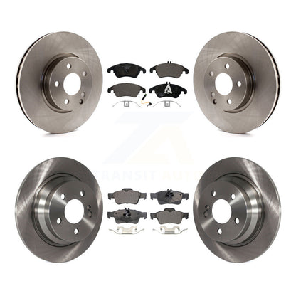 [Avant + Arrière] Kit de Disque et plaquette (céramique) de frein pour 2014-2016 Mercedes-Benz E250 avec 322mm Diameter Rotor K8T-102881