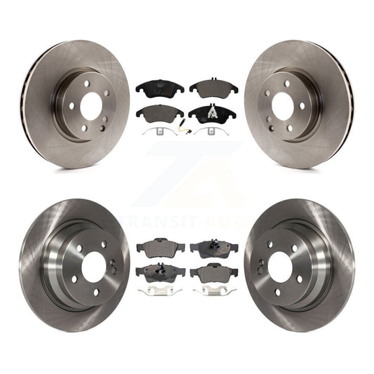 [Avant + Arrière] Kit de Disque et plaquette (céramique) de frein pour 2014-2016 Mercedes-Benz E250 avec 322mm Diameter Rotor K8T-102881