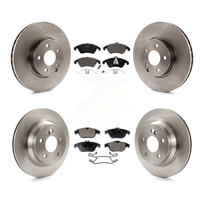 [Avant + Arrière] Kit de Disque et plaquette (céramique) de frein pour 2014 Mercedes-Benz E350 Convertible Coupe avec 322mm Diameter Rotor K8T-102882