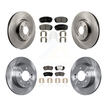 [Avant + Arrière] Kit de Disque et plaquette (céramique) de frein pour Kia Optima avec Manual Parking K8T-102884