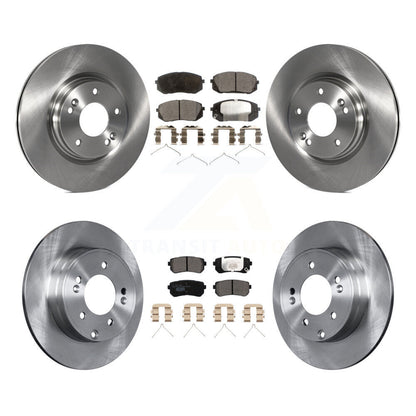 [Avant + Arrière] Kit de Disque et plaquette (céramique) de frein pour Kia Optima avec Manual Parking K8T-102891