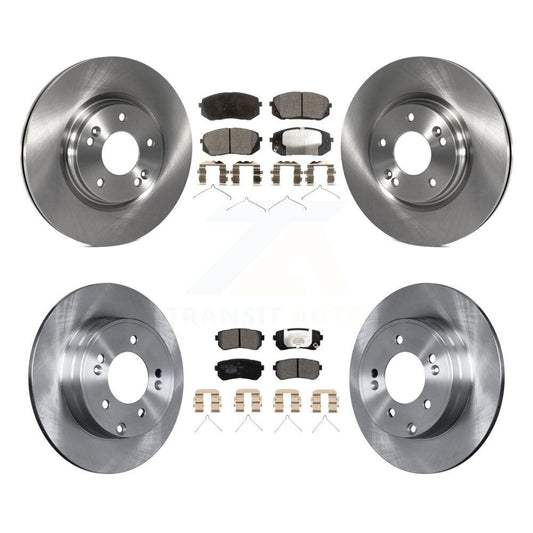 [Avant + Arrière] Kit de Disque et plaquette (céramique) de frein pour Kia Optima avec Manual Parking K8T-102891