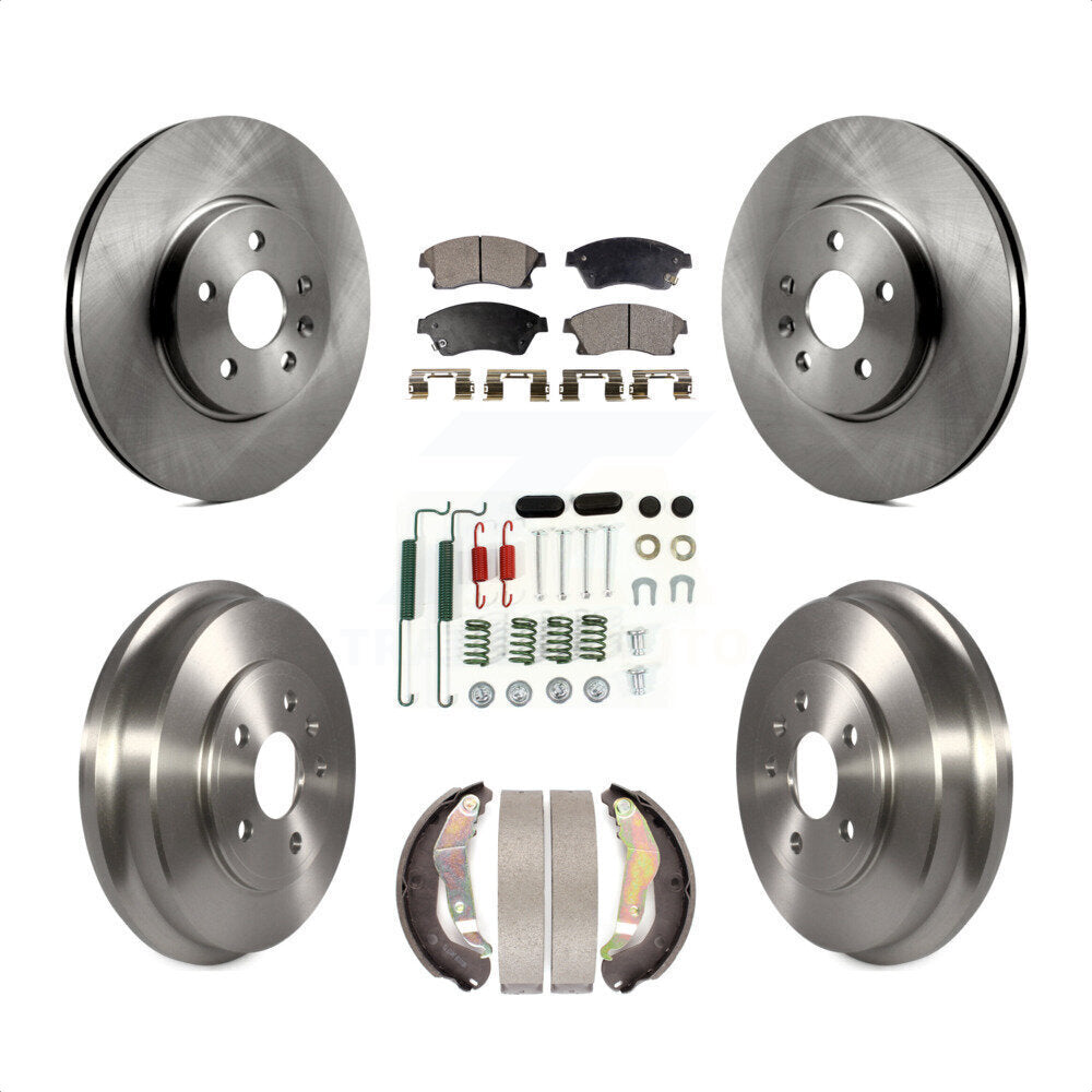 [Avant + Arrière] Kit de Disque et plaquette (céramique) de frein pour Chevrolet Trax Sonic K8T-102894 par Transit Auto