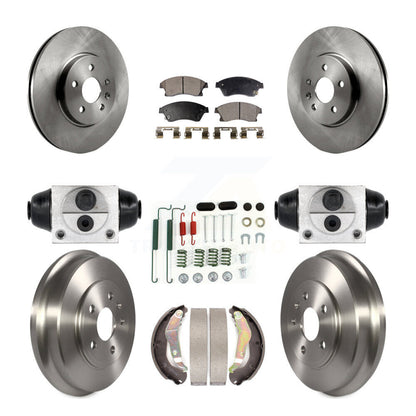[Avant et Arrière] Disque et plaquette de frein pour 2013-2014 Chevrolet Sonic RS K8T-102912