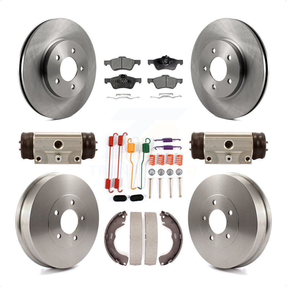 [Avant + Arrière] Kit de Disque et plaquette (céramique) de frein pour 2008 Mazda Tribute K8T-102917 par Transit Auto