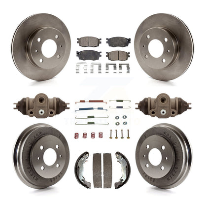 [Avant + Arrière] Kit de Disque et plaquette (céramique) de frein pour 2006 Hyundai Accent Hatchback To 09 30 05 K8T-102934
