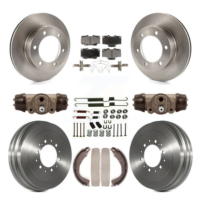 [Avant + Arrière] Kit de Disque et plaquette (céramique) de frein pour 2002 Toyota 4Runner Limited SR5 avec 15" Factory Wheels K8T-102951