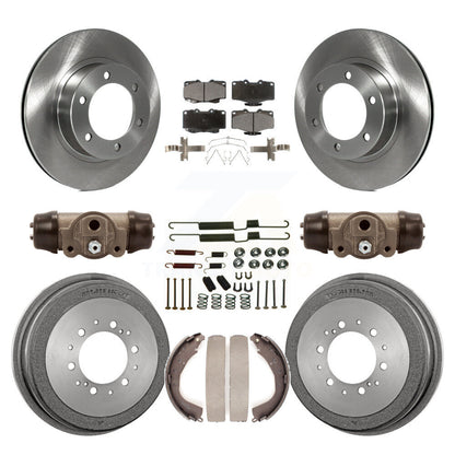 [Avant + Arrière] Kit de Disque et plaquette (céramique) de frein pour 2001 Toyota 4Runner Limited Base SR5 avec 16" Factory Wheels K8T-102956