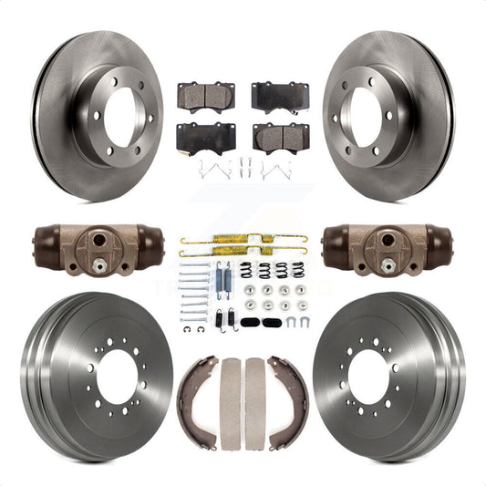 [Avant + Arrière] Kit de Disque et plaquette (céramique) de frein pour 2004-2006 Toyota Tundra K8T-102963 par Transit Auto