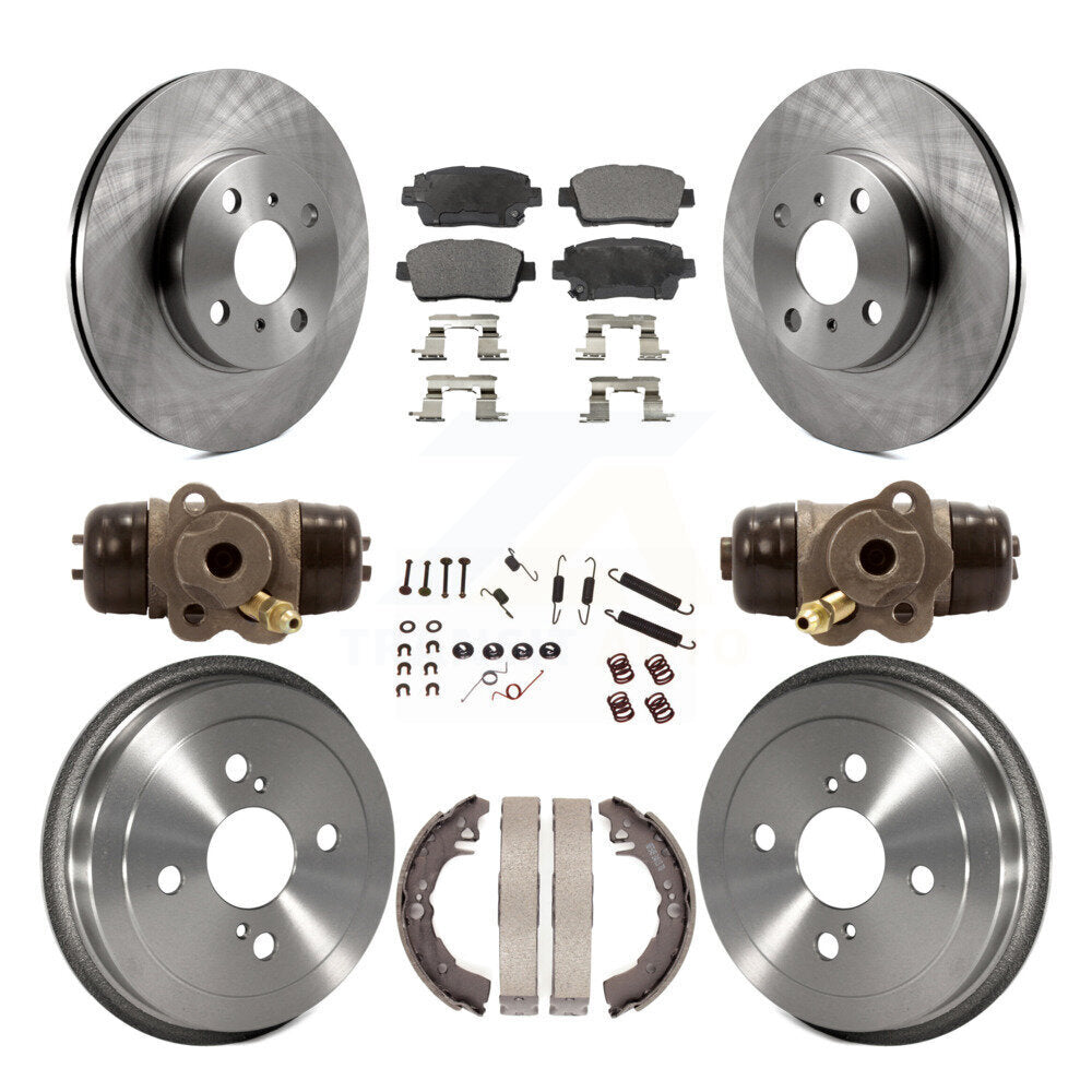 [Avant + Arrière] Kit de Disque et plaquette (céramique) de frein pour 2001-2005 Toyota Echo K8T-102965