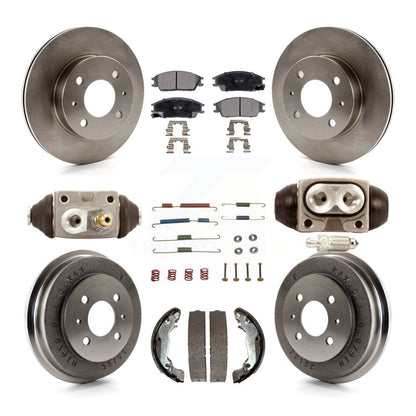 [Avant + Arrière] Kit de Disque et plaquette (céramique) de frein pour 2003-2005 Hyundai Accent K8T-102971