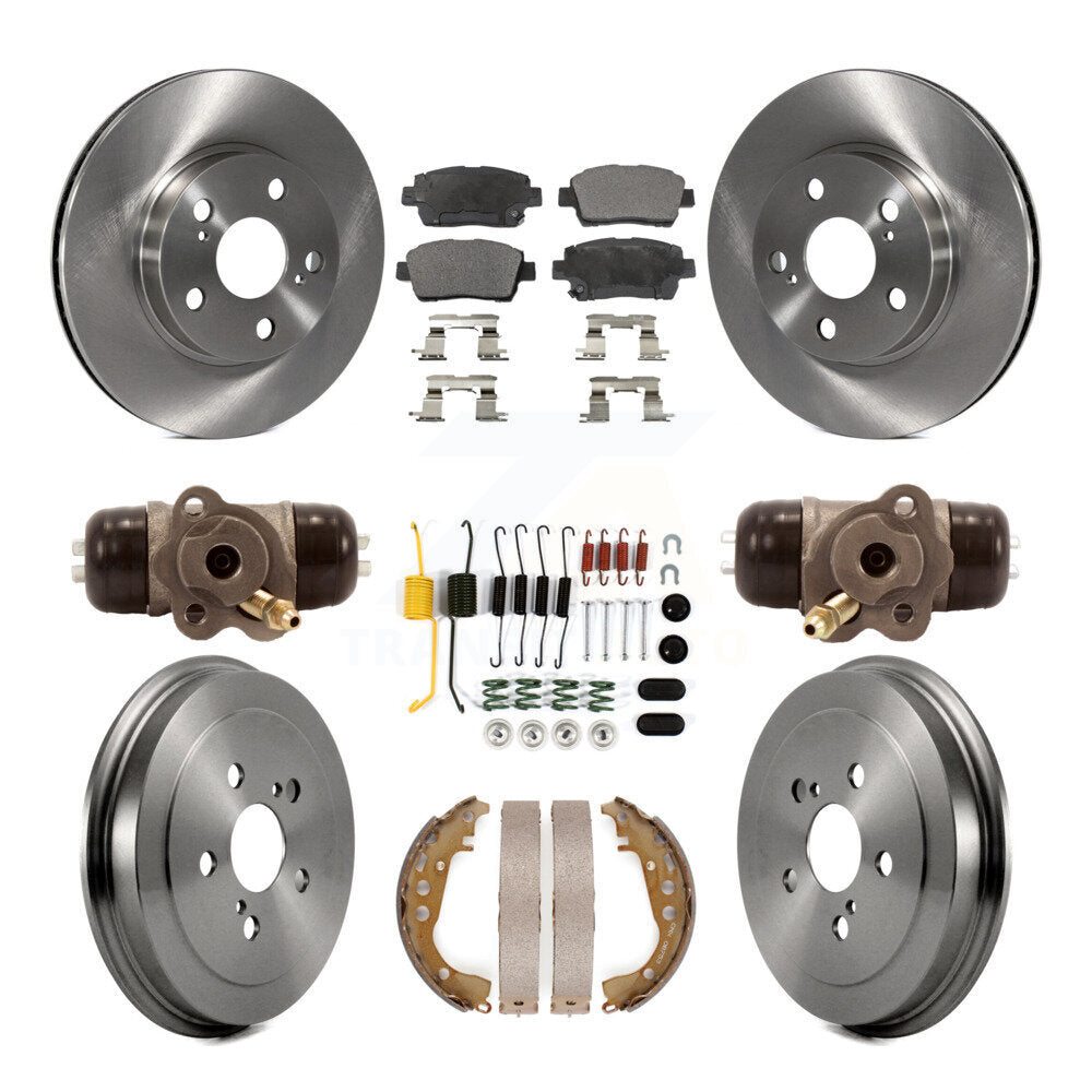 [Avant + Arrière] Kit de Disque et plaquette (céramique) de frein pour 2004-2007 Toyota Prius K8T-102972