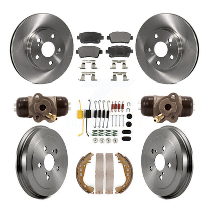 [Avant + Arrière] Kit de Disque et plaquette (céramique) de frein pour 2004-2007 Toyota Prius K8T-102972