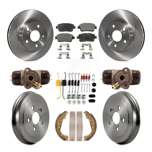 [Avant + Arrière] Kit de Disque et plaquette (céramique) de frein pour 2004-2007 Toyota Prius K8T-102972