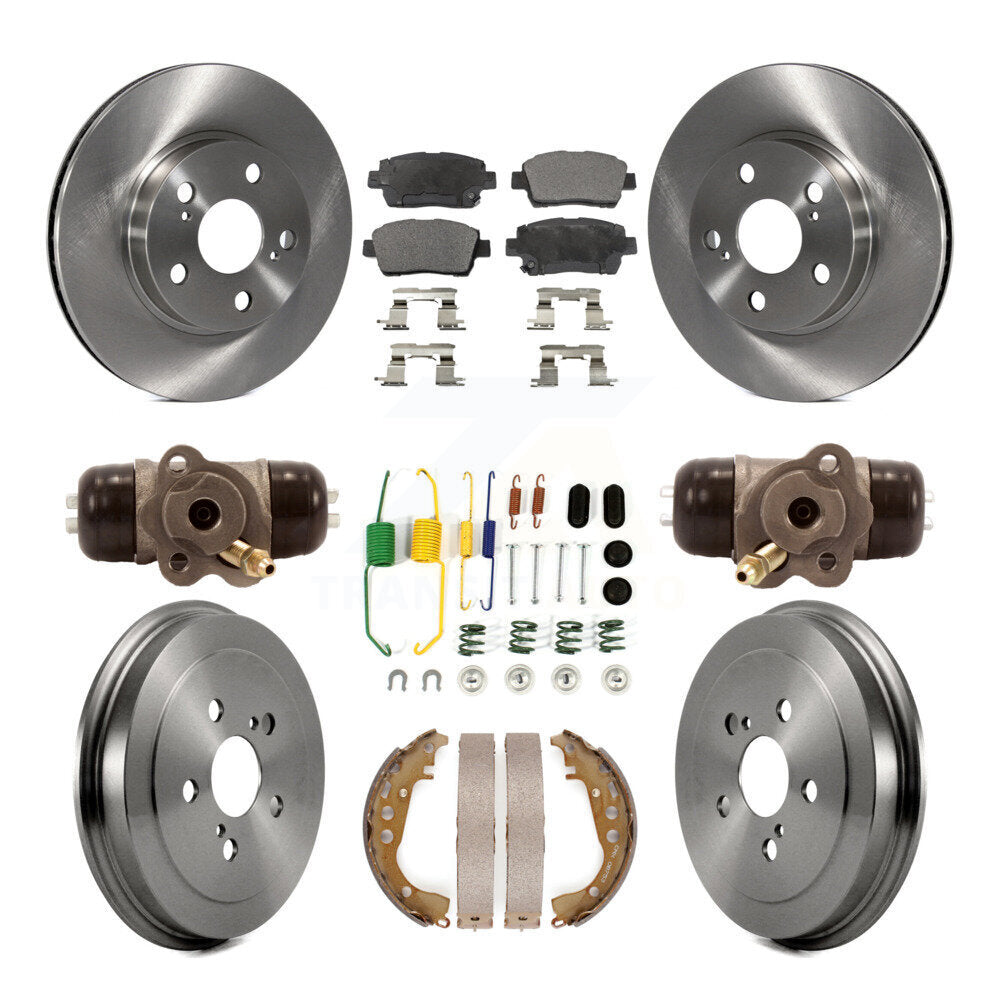 [Avant + Arrière] Kit de Disque et plaquette (céramique) de frein pour 2008 Toyota Prius K8T-102973