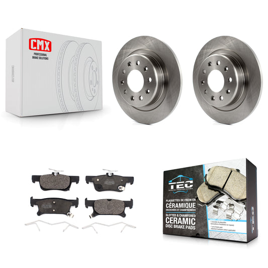 [Arrière] Kit de Disque et plaquette (céramique) de frein pour 2016-2019 Buick Envision avec 288mm Diameter Rotor K8T-102976
