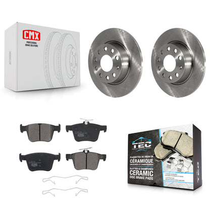 [Arrière] Kit de Disque et plaquette (céramique) de frein pour Audi A3 Quattro Volkswagen e-Golf Sportback e-tron Taos K8T-102984