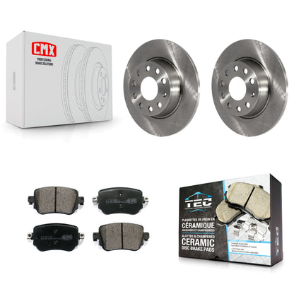 [Arrière] Kit de Disque et plaquette (céramique) de frein pour Volkswagen Passat GTI Golf SportWagen Alltrack K8T-102985