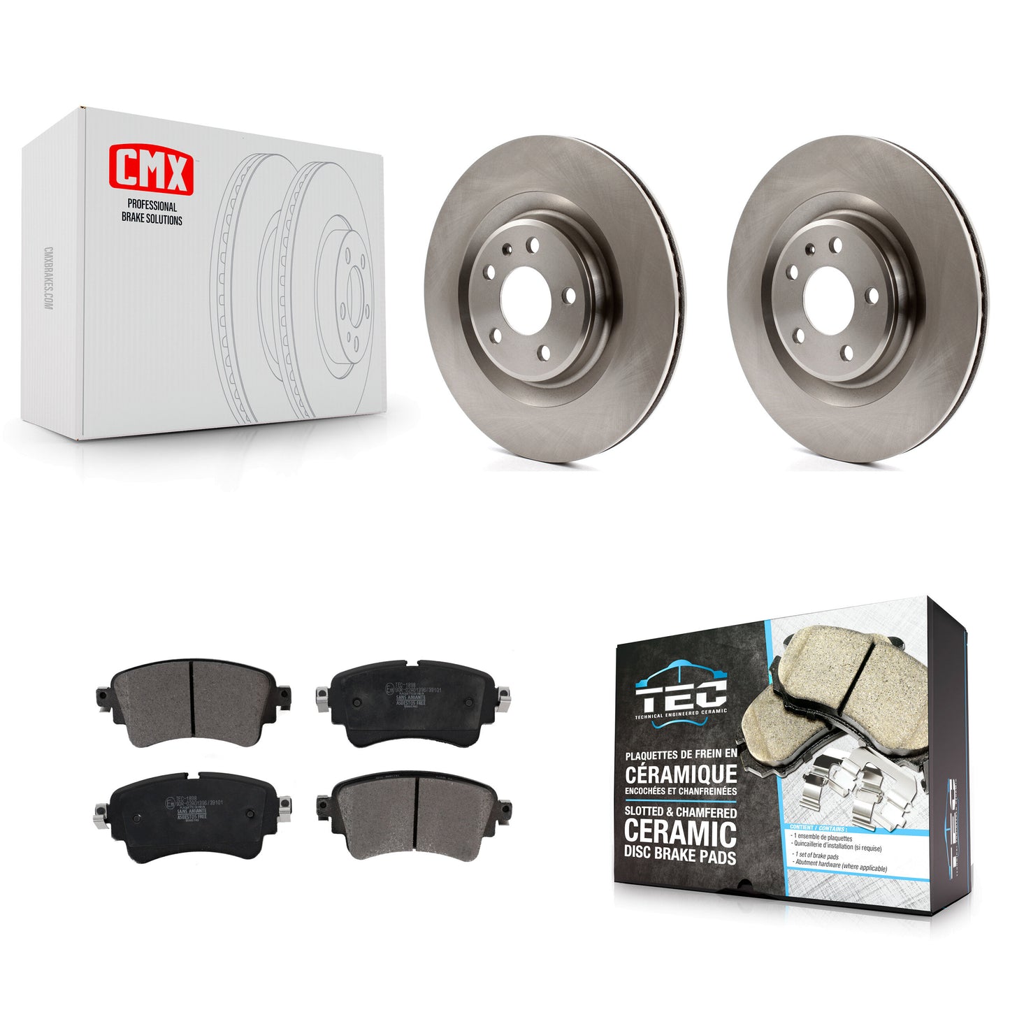 [Arrière] Kit de Disque et plaquette (céramique) de frein pour Audi Q5 A4 A5 Quattro A6 S5 S4 Sportback allroad PHEV K8T-102986