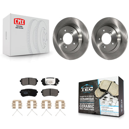 [Arrière] Kit de Disque et plaquette (céramique) de frein pour 2016 Kia Optima LX EX 1.6T avec Electric Parking K8T-102989