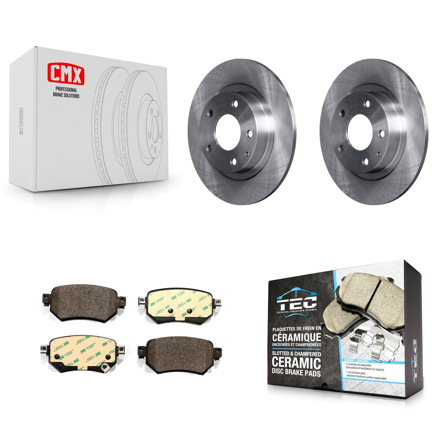 [Arrière] Kit de Disque et plaquette (céramique) de frein pour 2016-2021 Mazda 6 K8T-102995