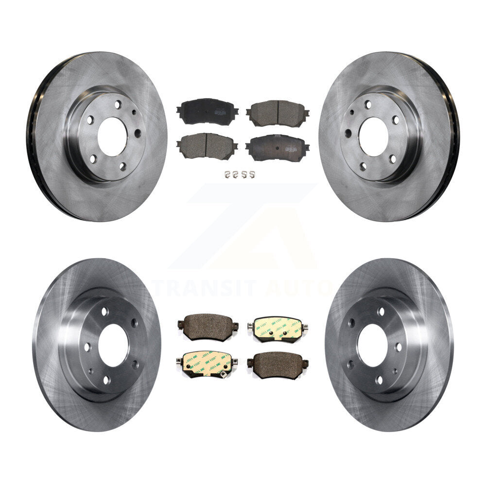 [Avant + Arrière] Kit de Disque et plaquette (céramique) de frein pour 2016-2018 Mazda 6 K8T-102996