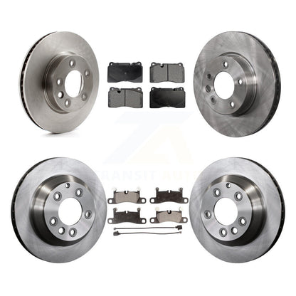 [Avant + Arrière] Kit de Disque et plaquette (céramique) de frein pour 2011-2015 Volkswagen Touareg avec 330mm Diameter Rotor K8T-102999