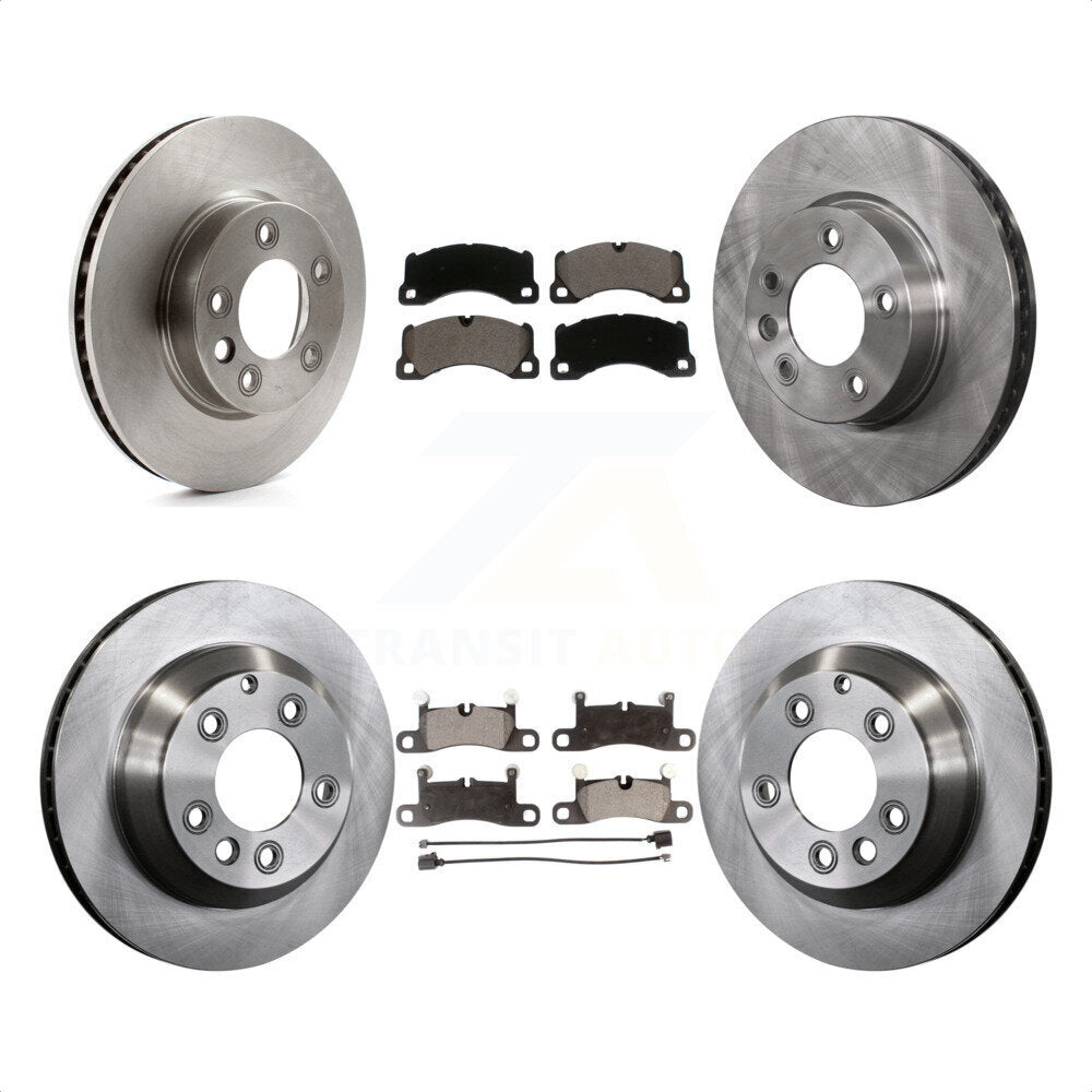 [Avant + Arrière] Kit de Disque et plaquette (céramique) de frein pour 2016-2017 Volkswagen Touareg K8T-103000 par Transit Auto