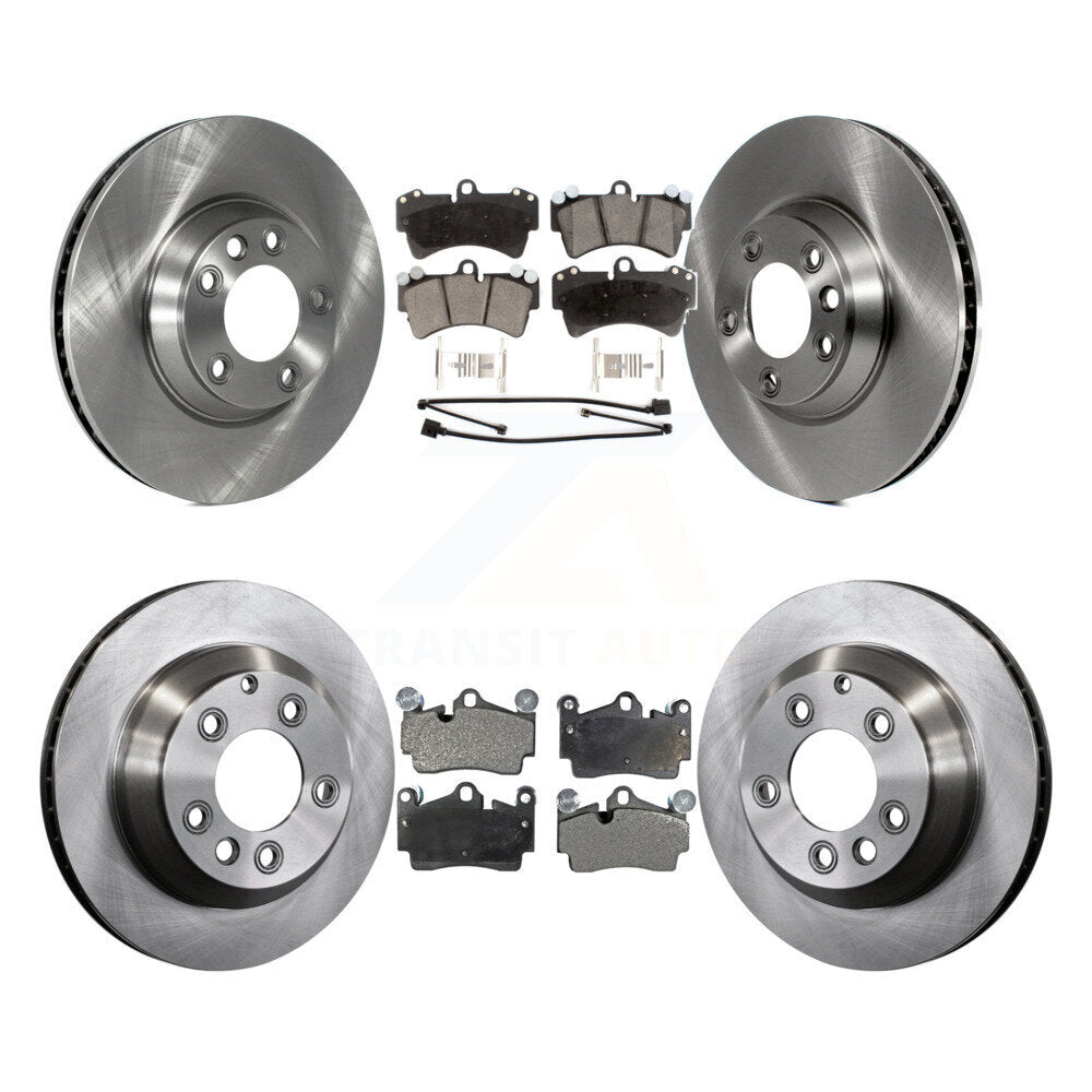 [Avant + Arrière] Kit de Disque et plaquette (céramique) de frein pour Audi Q7 Volkswagen Touareg K8T-103001