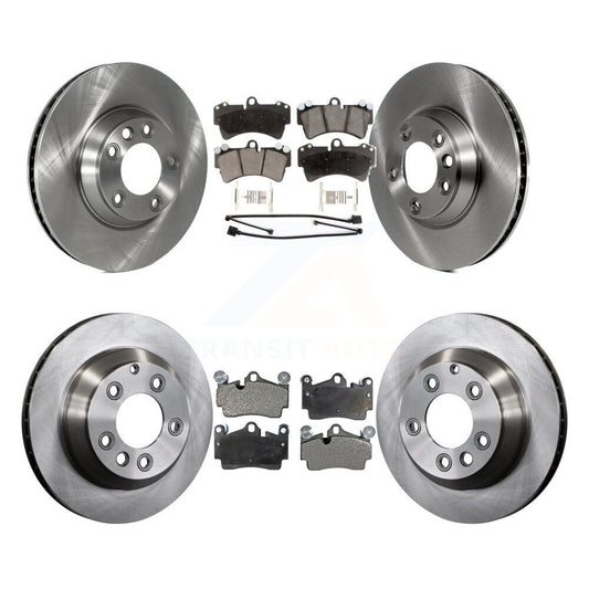 [Avant + Arrière] Kit de Disque et plaquette (céramique) de frein pour Audi Q7 Volkswagen Touareg K8T-103001