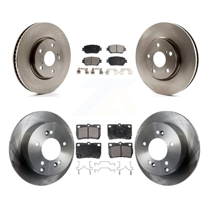 [Avant + Arrière] Kit de Disque et plaquette (céramique) de frein pour Lexus IS250 Vehicles Built USA Market K8T-103005