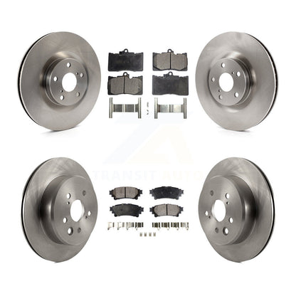[Avant + Arrière] Kit de Disque et plaquette (céramique) de frein pour Lexus GS350 IS300 IS350 RC350 IS200t RC300 RC200t GS300 GS200t GS450h K8T-103012