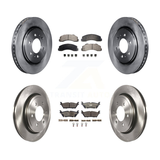[Avant + Arrière] Kit de Disque et plaquette (céramique) de frein pour 2015-2017 Ford F-150 avec Electric Parking K8T-103017