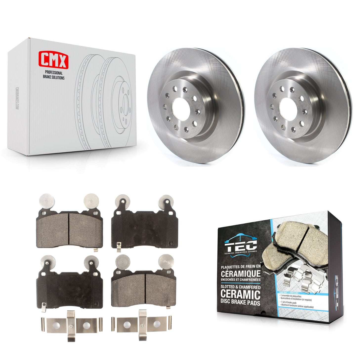 [Avant] Kit de Disque et plaquette (céramique) de frein pour Cadillac CTS Chevrolet Camaro CT6 K8T-103030